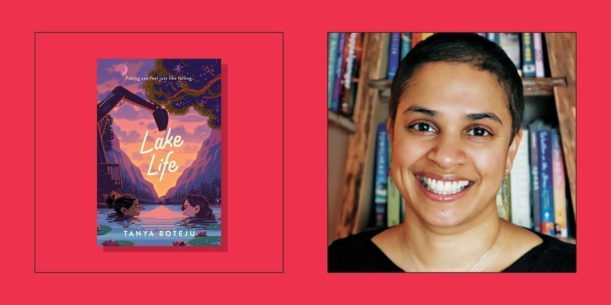 Tanya Boteju and the cover of Lake Life