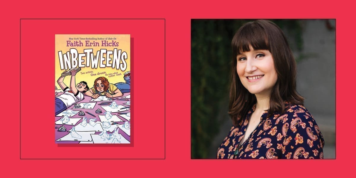 Faith Erin Hicks and the cover of Inbetweens